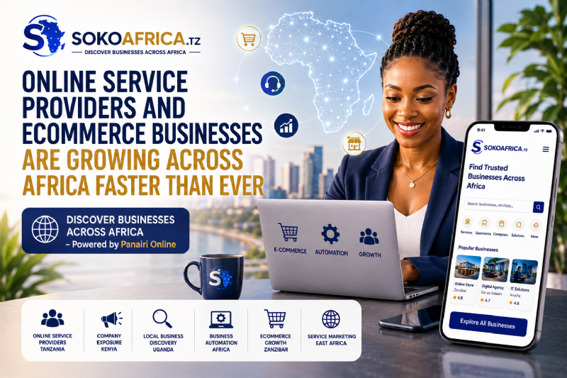 Online Service Providers and Ecommerce Businesses Are Growing Across Africa Faster Than Ever, Discover Businesses Across Africa – Powered by Panairi Online